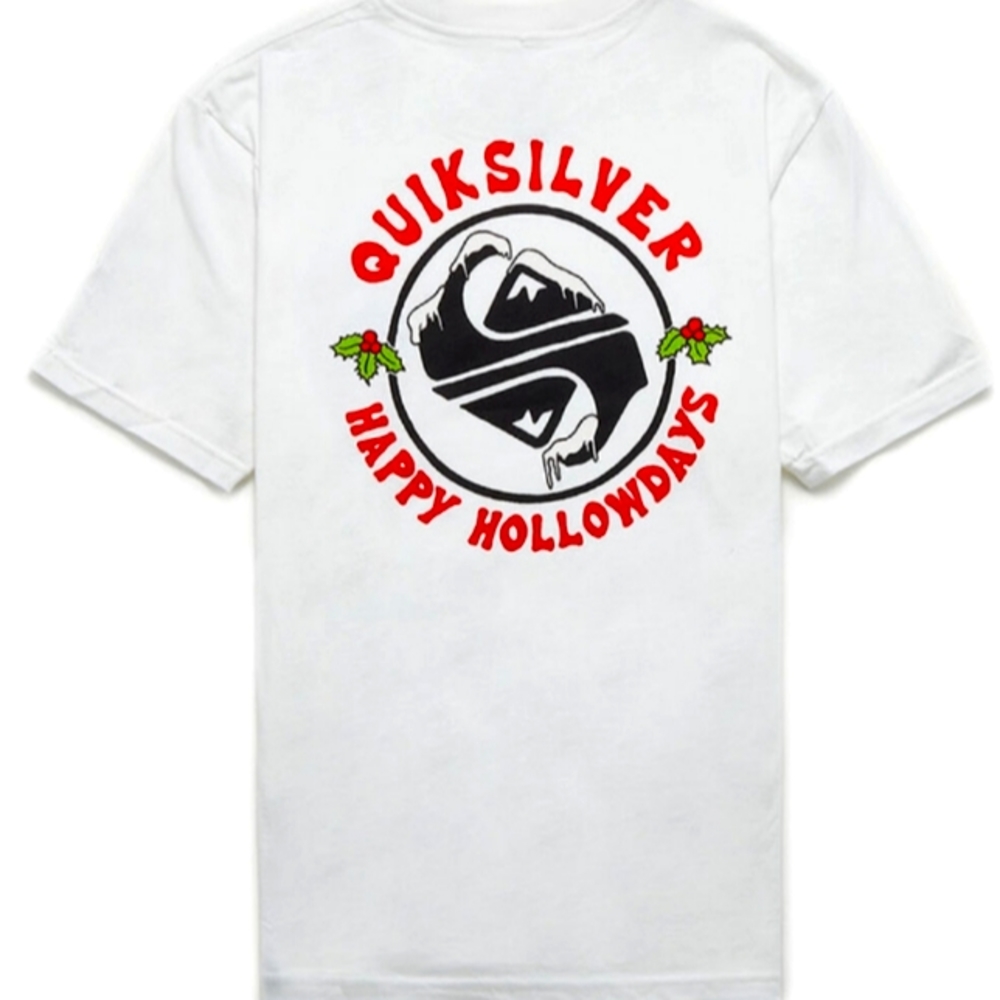 Quiksilver Snowdrift T-Shirt, Medium,  White